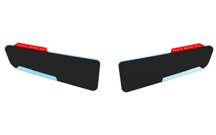 Rizoma Replacement Glass Set for Stealth Mirrors Rizoma Replacement Glass Set for Stealth Mirrors